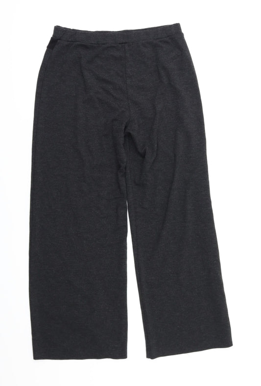 per una Womens Grey Trousers Size 10 L25 in