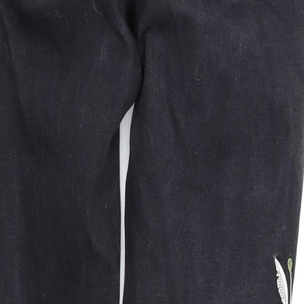 denim&co Womens Black Skinny Jeans Size 12 L24 in