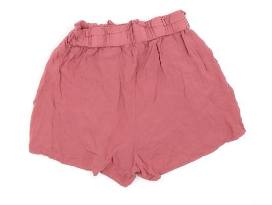 Primark Womens Pink Hot Pants Shorts Size 10