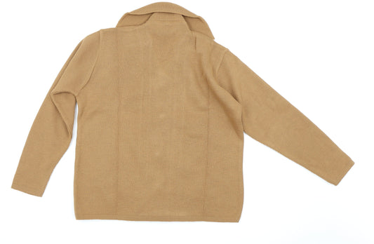 Pride and glen Womens Brown Cardigan Jumper Size 6