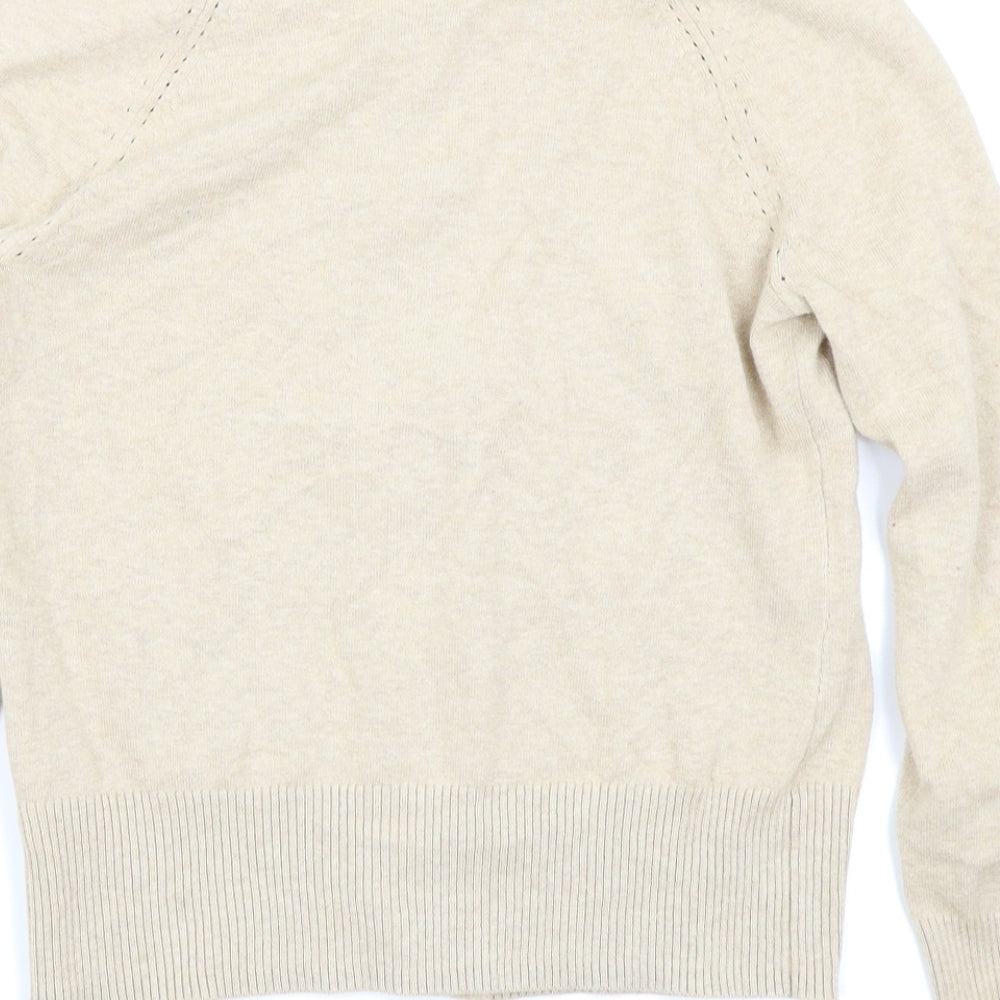 Red Herring Womens Beige Cardigan Jumper Size 12