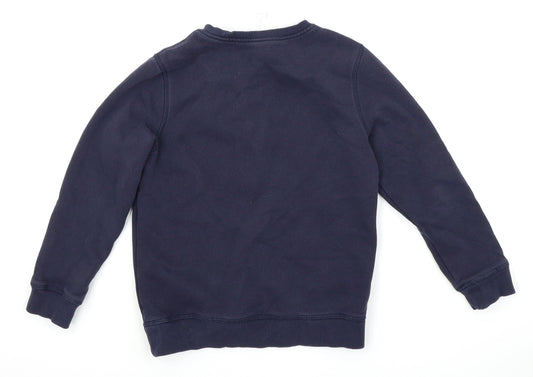F&F Boys Blue Pullover Sweatshirt Size 7-8 Years