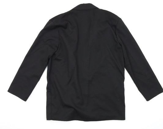 Preworn Womens Black Jacket Blazer Size 12