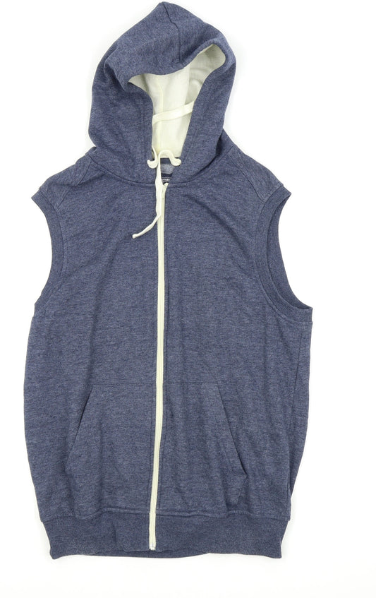New Look Mens Blue Full Zip Jumper Size M