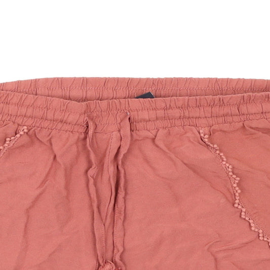Atmosphere Womens Red Cut-Off Shorts Size 8