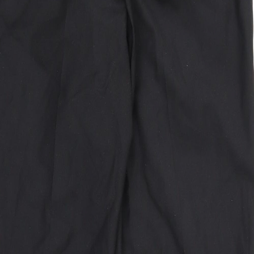 Brand and care label for Alexander Dobell women’s black dress pants trousers, size UK 32, in