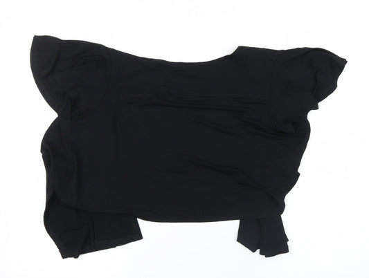 Evans Womens Black Cardigan Jumper Size 16