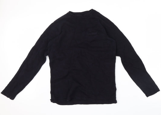 H&M Mens Blue Knit Pullover Jumper Size S
