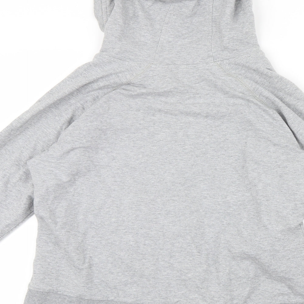 Brand and care label for AWS women’s grey knit jumper, size UK 10