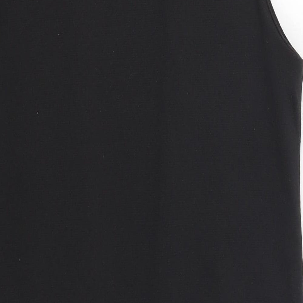 Brand and care label for New Look women’s black jacket, size UK 6