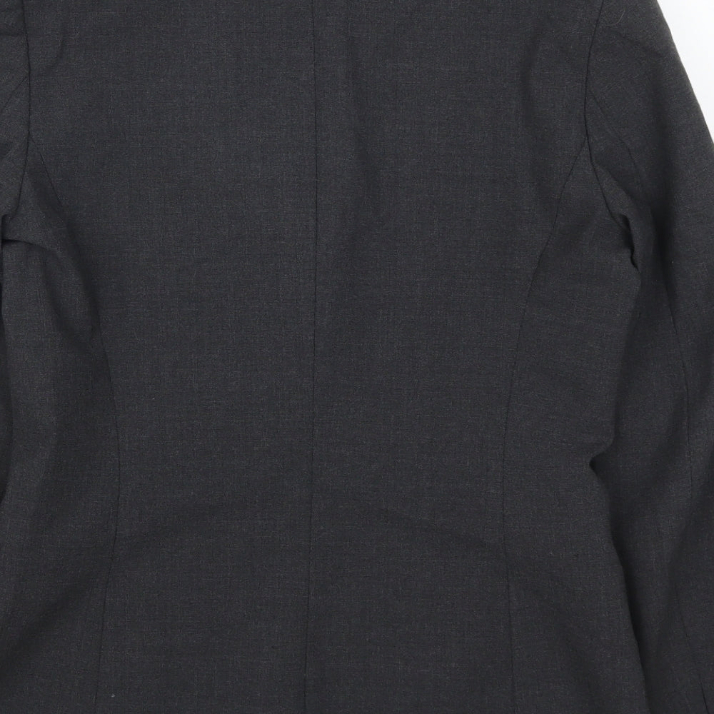 Mex Womens Grey Jacket Suit Jacket Size 12