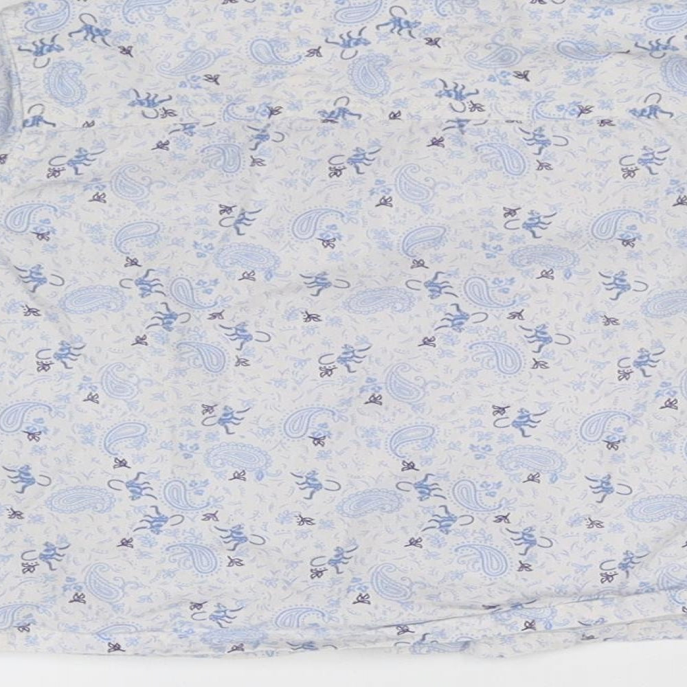 Brand and care label for Monsoon Blue Basic Button-Up, size 12-18, Months