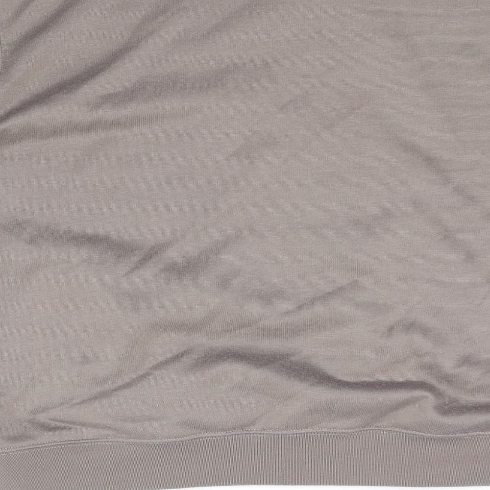 Brand and care label for Damart women’s grey cardigan jumper, size XL