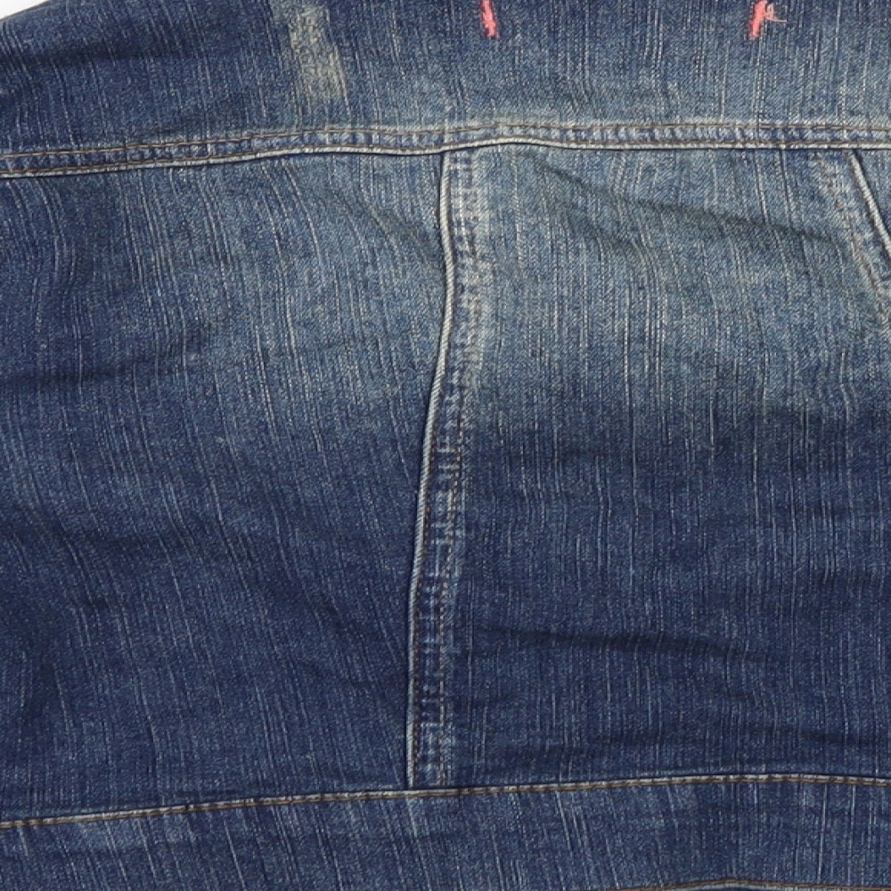 yesyes Womens Blue Jacket Size 14