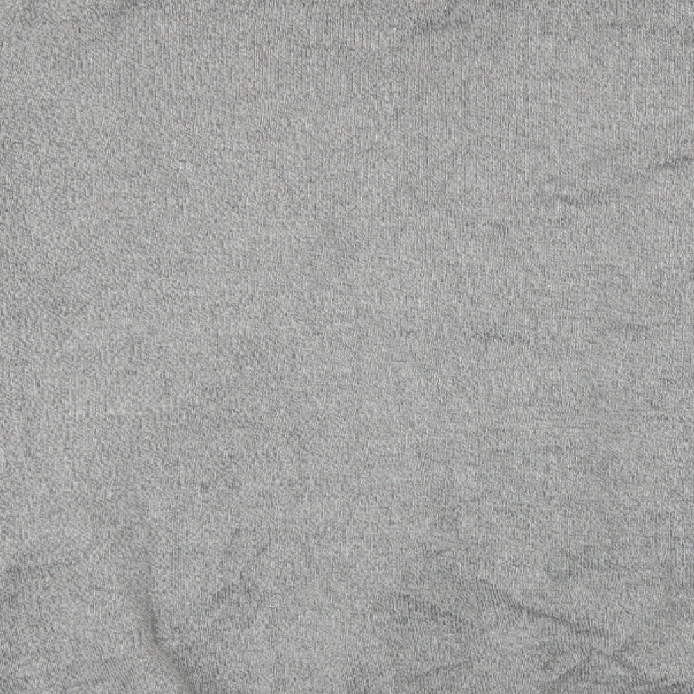 Brand and care label for Avenue women’s grey full zip jumper, size L