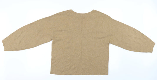 H&M Womens Beige Pullover Jumper Size S