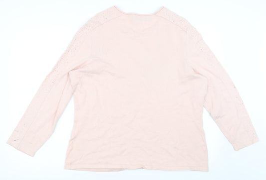 BPC Selection Womens Pink Pullover Jumper Size L