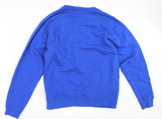 Lane Seven Mens Blue Pullover Sweatshirt Size S - plastic kills