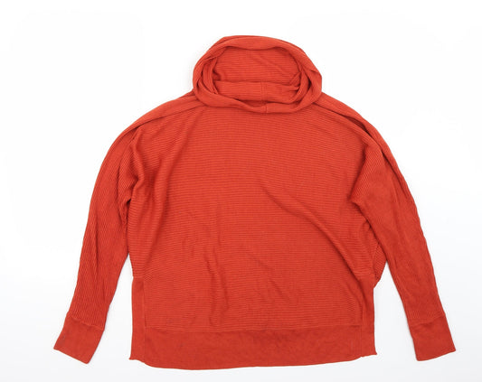 Izabel London Womens Orange Basic T-Shirt Size 8