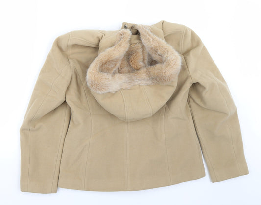 Marks and Spencer Womens Brown Jacket Coat Size 12