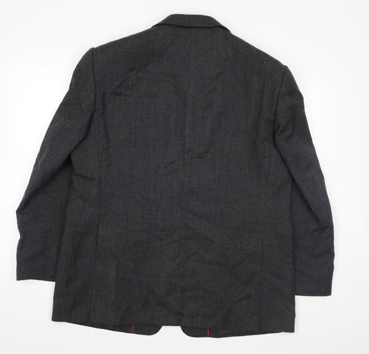 West Brook Mens Grey Jacket Suit Jacket Size 44