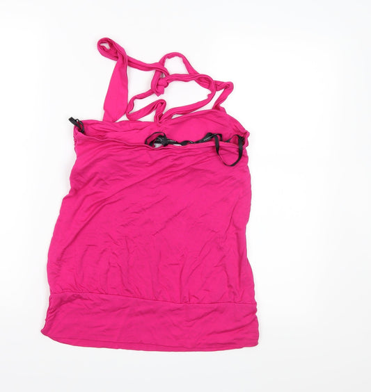 Dorothy Perkins Womens Pink Jersey Basic Blouse Size 14
