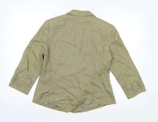 Alex & Co Womens Green Jacket Size 14