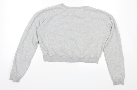 Miss Selfridge Womens Grey Pullover Sweatshirt Size 10