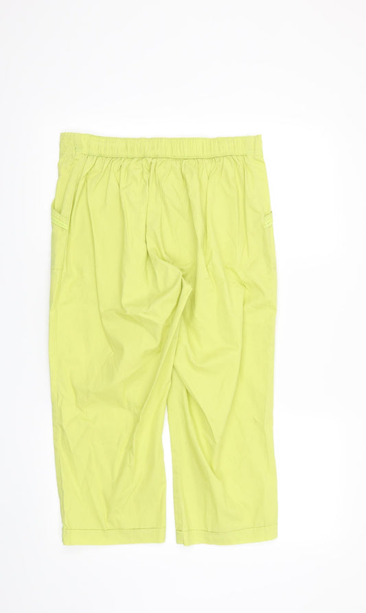 Preworn Womens Green Trousers Size 32 in L21 in
