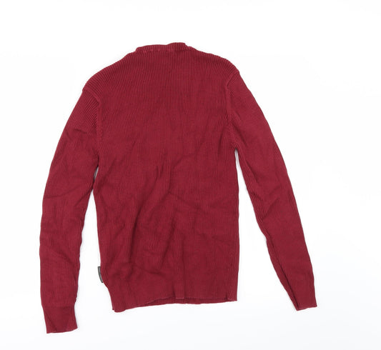 French Connection Womens Red Pullover Jumper Size S