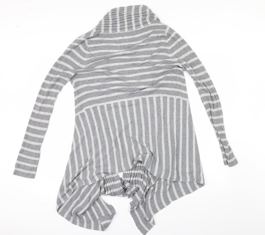 Marks and Spencer Womens Grey Cardigan Jumper Size 12