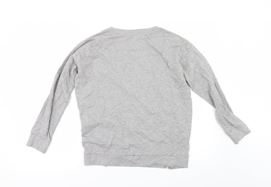 New Look Girls Grey Pullover Sweatshirt Size 12-13 Years