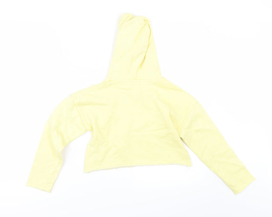 Candy Couture Girls Yellow Pullover Hoodie Size 9 Years