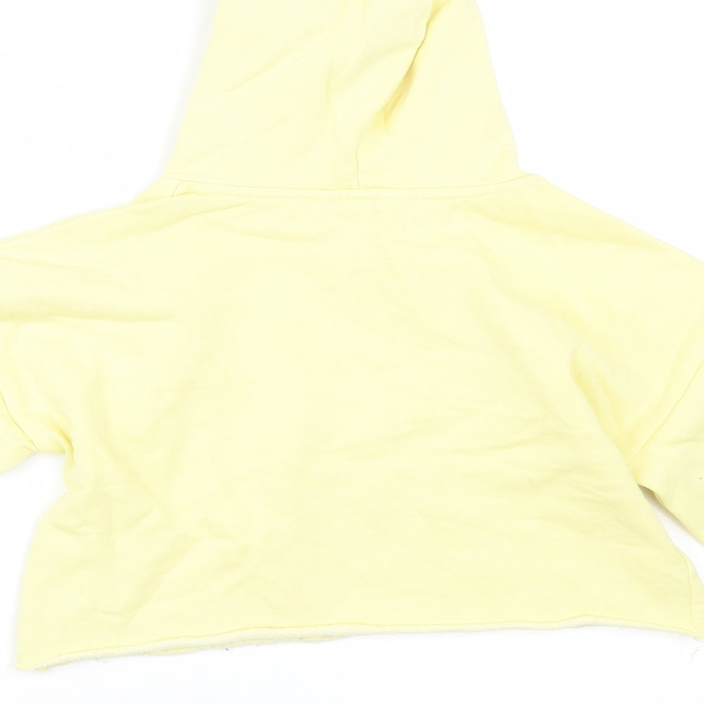 Candy Couture Girls Yellow Pullover Hoodie Size 9 Years
