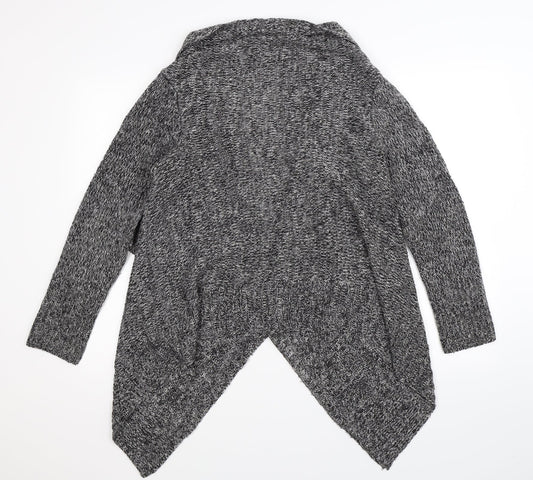 H&M Womens Grey Knit Cardigan Jumper Size M