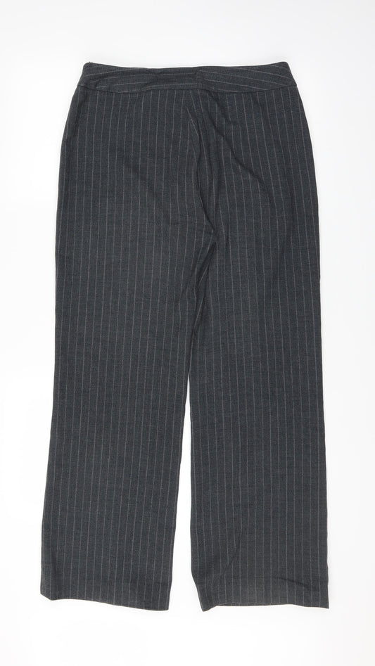 Outline Womens Grey Trousers Size 12 L27 in