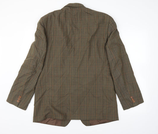 St michael Mens Green Jacket Suit Jacket Size 42