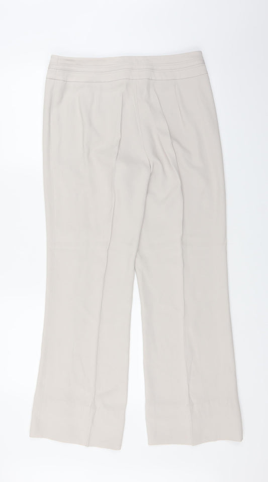 Linea Womens White Trousers Size 12 L29 in