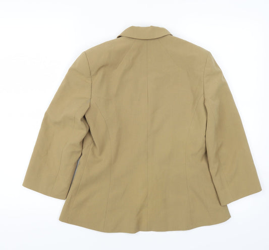New Look Womens Brown Jacket Blazer Size 8