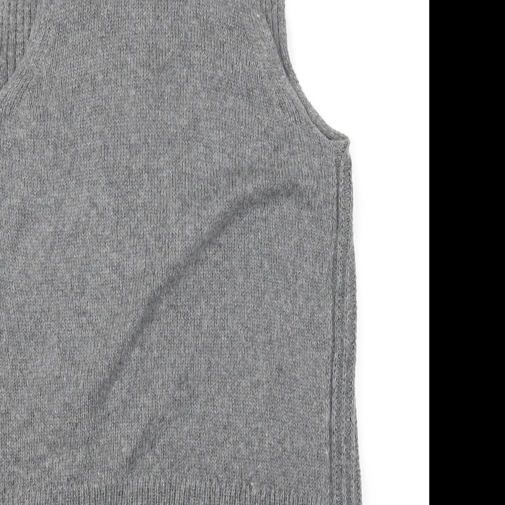 Brand and care label for Gap women’s grey cardigan jumper, size XS