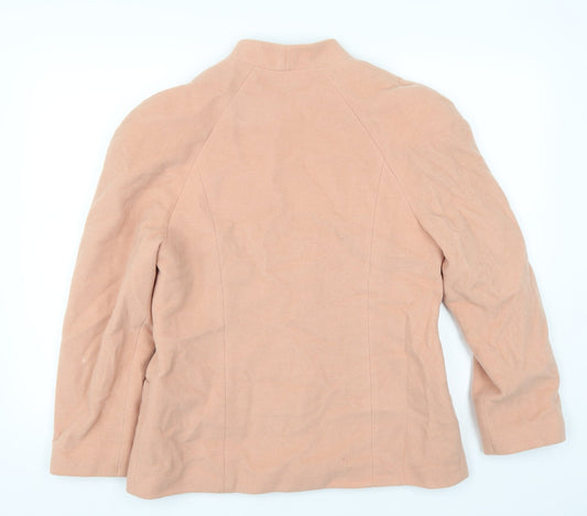 d'albero Womens Pink Jacket Coat Size 36