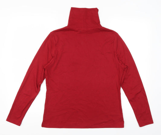first avenue Womens Red Pullover Jumper Size M