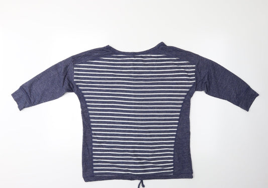 NX sport Womens Blue Striped Pullover Jumper Size 10