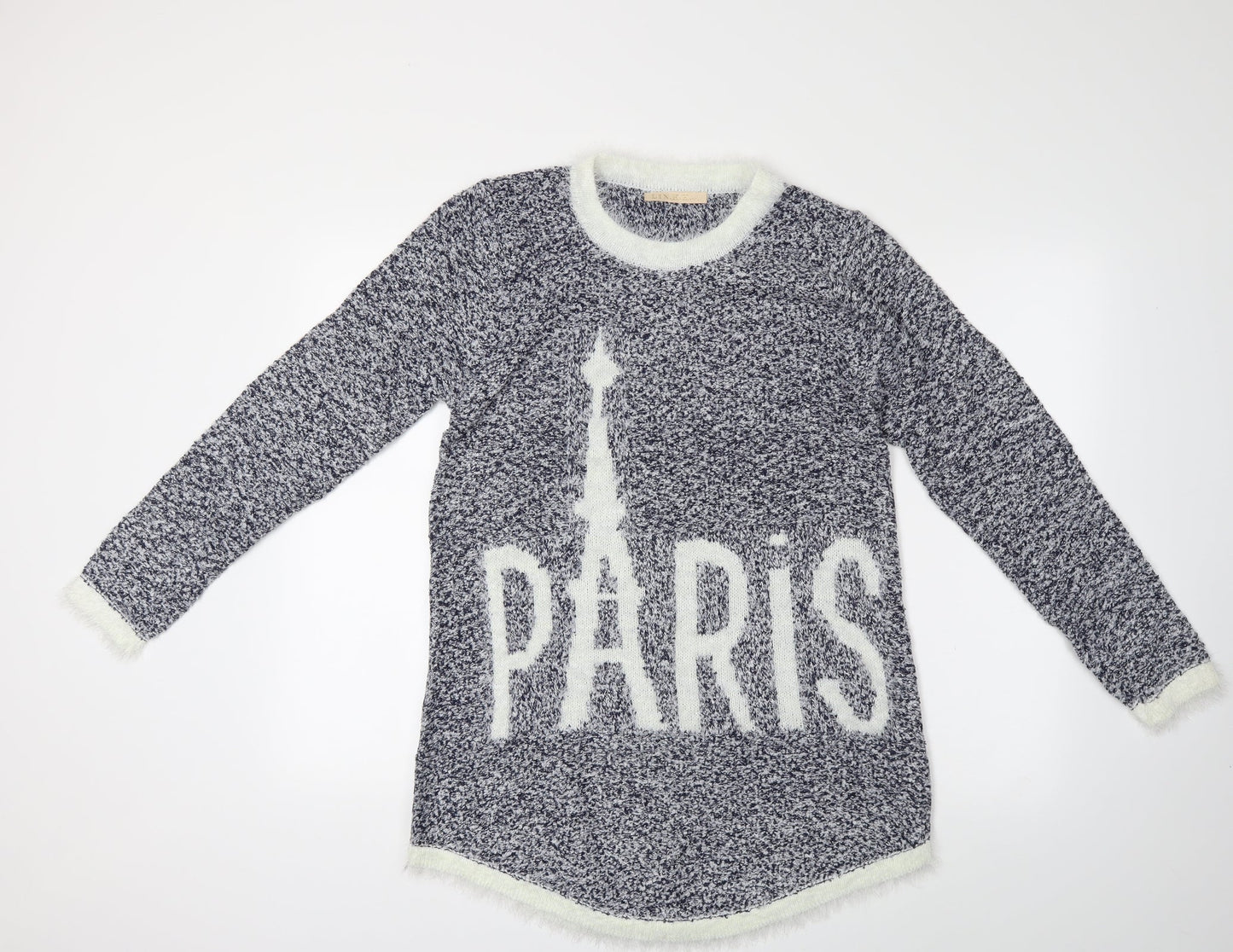 L.I.N.H.H. Womens Blue Pullover Jumper Size M
