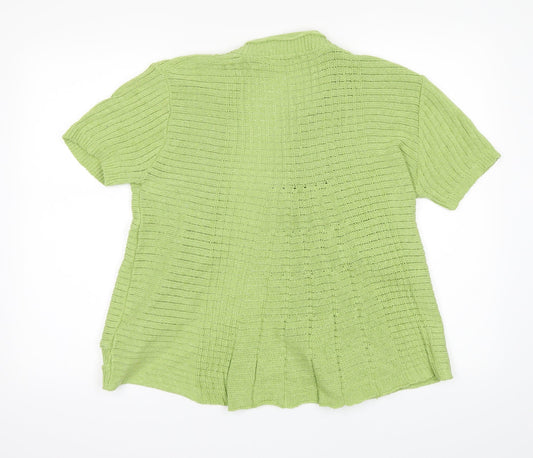 V-Eve Womens Green Cardigan Jumper Size XL