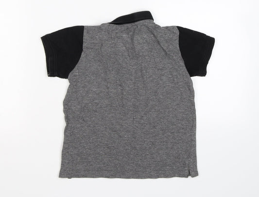 Rebel Boys Grey Basic Polo Size 4-5 Years