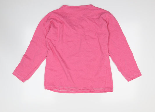 Preworn Womens Pink Pullover Jumper Size XL