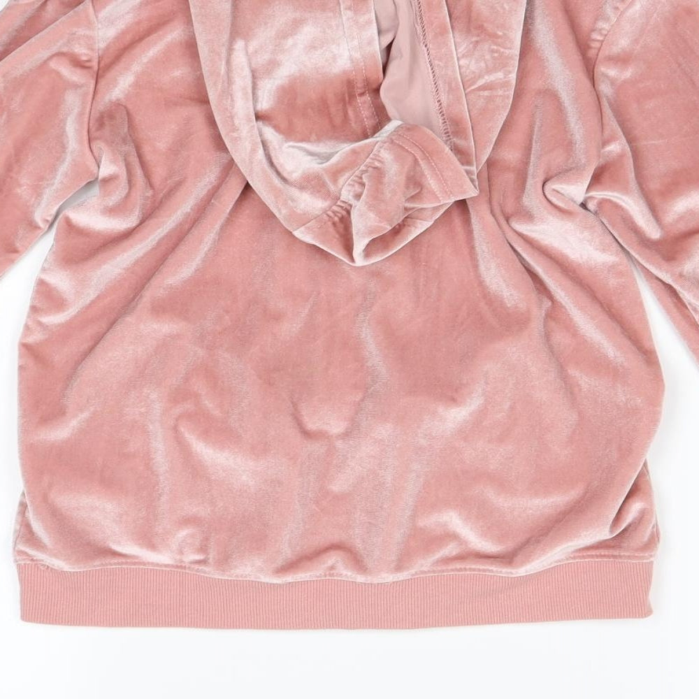 Very Girls Pink Full Zip Hoodie Size 12 Years
