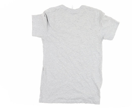 Bella + Canvas Mens Grey T-Shirt Size S - Graphic