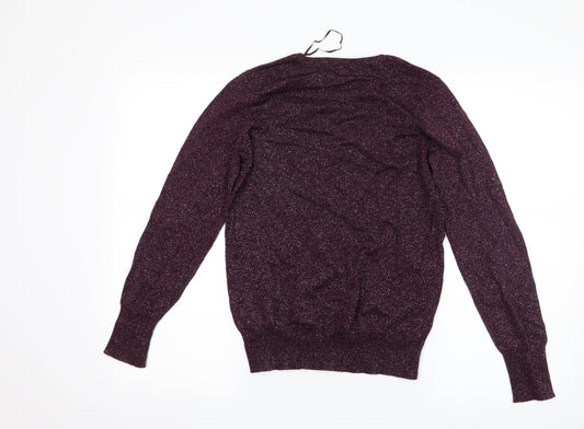 dunnes Womens Purple Pullover Jumper Size M